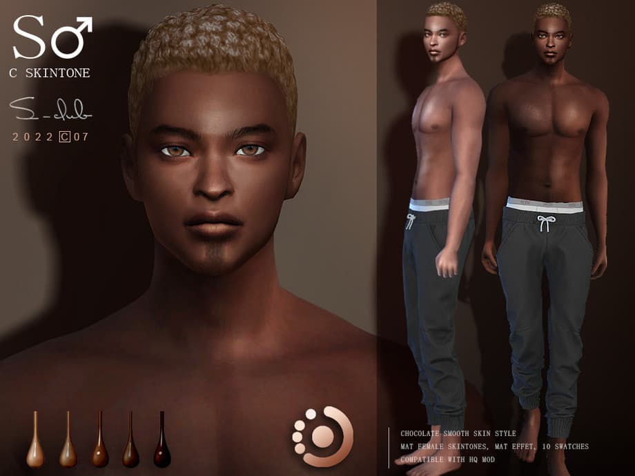Мужской скин Nature male skintones